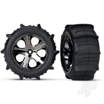 Traxxas Tyres And Wheels, Assembled Glued (2.8In) (2 Pcs) (TRX3776)