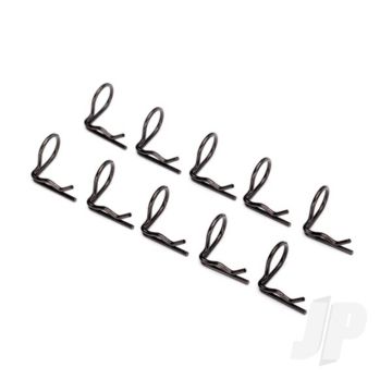 Traxxas Body Clip (Mounting Clip), Angled, 90-Degrees (Black) (10 Pcs) (TRX3935A)