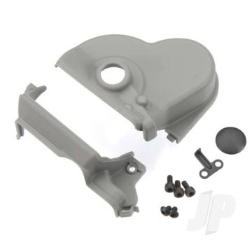 Traxxas Cover, Gear (Upper & Lower) (1Pc) / Dust Plug (1Pc) / 3X6Mm Cs (3 Pcs) (For Single Motor Installation, Use With Motor Plate #3997X) (TRX3977R)