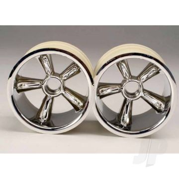 Traxxas Trx Pro-Star Chrome Wheels (2 Pcs) (TRX4174)