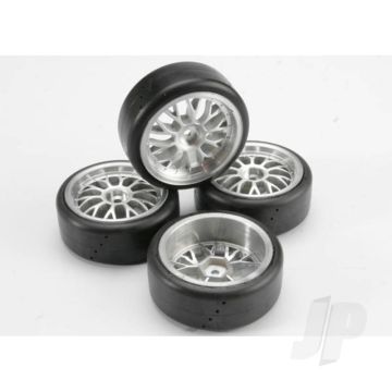 Traxxas Tyres, Pro-Trax On-Road (2 Left, 2 Right) (TRX4873)