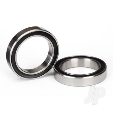 Traxxas Ball Bearings, Black Rubber Sealed (15X21X4Mm) (2 Pcs) (TRX5102A)