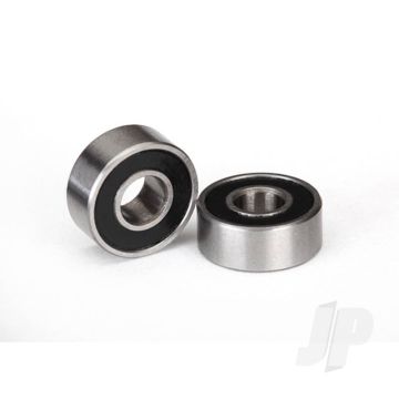 Traxxas Ball Bearings, Black Rubber Sealed (4X10X4Mm) (2 Pcs) (TRX5104A)