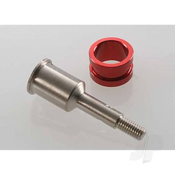 Traxxas Stub Axle, (1Pc) / Axle Sleeve (1Pc) Revo / Maxx (Steel Constant-Velocity Driveshaft) (TRX5166)