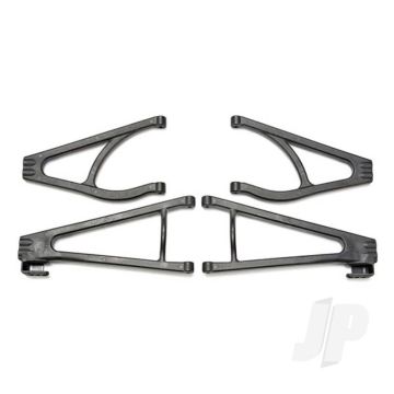 Traxxas Suspension Arm Set, Adjustable Wheelbase (Lengthens Wheelbase 10Mm Or 19Mm) (Suspension Arm Upper (2 Pcs) / Suspension Arm Lower (2 Pcs) / Bumper Mount Spacers (2 Pcs) / 4X16Bcs (2 Pcs)) (TRX5333R)