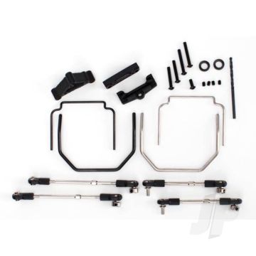 Traxxas Sway Bar Kit, Revo (Front And Rear) (Includes Thick And Thin Sway Bars And Adjustable Linkage) (Requires Part #5411 To Install Rear Bumper) (TRX5498)