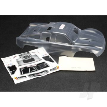Traxxas Body, Slayer Pro 4X4 (Clear, Requires Painting) / Window Masks / Decal Sheets (TRX5912)
