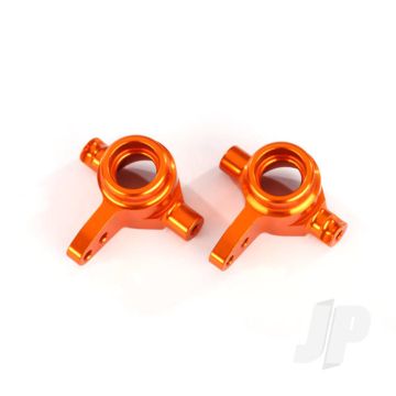 Traxxas Steering Blocks, 6061-T6 Aluminium (Orange-Anodised), Left & Right (TRX6837A)