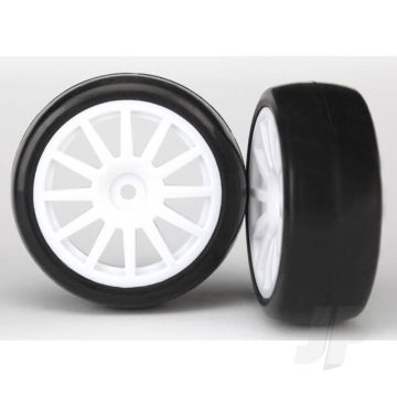 Traxxas Tyres And Wheels, Assembled Glued 12-Spoke (2 Pcs) (TRX7572)