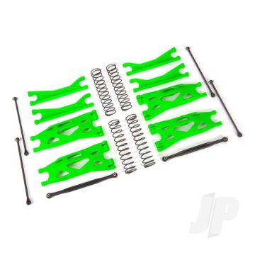 Traxxas Suspension Kit, X-Maxx Widemaxx, Green (Includes Front & Rear Suspension Arms, Front Toe Links, Driveshafts, Shock Springs) (TRX7895G)