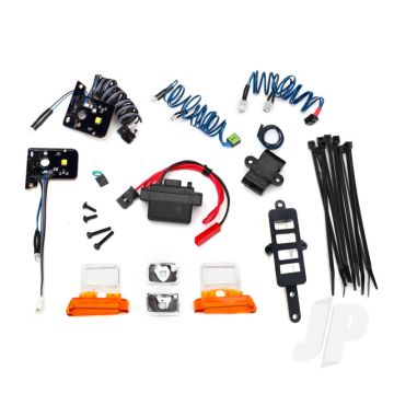 Traxxas Led Light Set, Complete With Power Supply (Contains Headlights, Tail Lights, Side Marker Lights, & Distribution Block) (Fits #8010 Or 9230 Series Bodies) (TRX8035A)