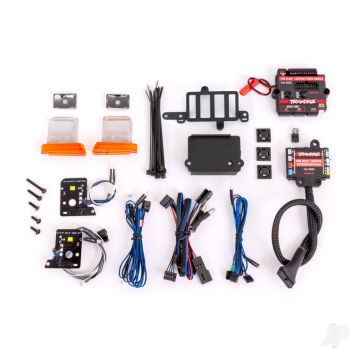 Traxxas Pro Scale LED light set, TRX-4 Ford Bronco (1979) or Ford F-150 (1979), complete with power module (contains headlights, tail lights, side marker lights, & distribution block) (fits #8010 or 9230 series bodies) (TRX8035R)