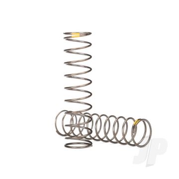Traxxas Springs, Shock (Natural Finish) (Gts) (0.22 Rate, Yellow Stripe) (2 Pcs) (TRX8042)