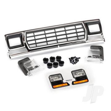 Traxxas Grille, Ford Bronco / Grille Retainers (6 Pcs) / Headlight Housing (2 Pcs) / Lens (2 Pcs) / 2.6X8 Bcs (6 Pcs) / 2.5X6 Bcs (2 Pcs) (Fits #8010 Body) (TRX8070)