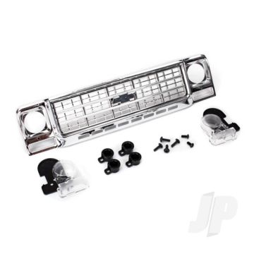 Traxxas Grille, Chevrolet Blazer (1979) / Grille Retainers (4 Pcs) / Headlight Housing (2 Pcs) / Lens (2 Pcs) / 2.6X8 Bcs (4 Pcs) / 2.5X6 Bcs (2 Pcs) (Fits #8130 Body) (TRX8134)