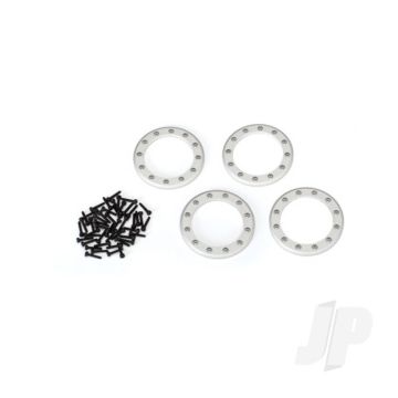 Traxxas Beadlock Rings, Satin (1.9In) (Aluminium) (4 Pcs) / 2X10 Cs (48) (TRX8169)