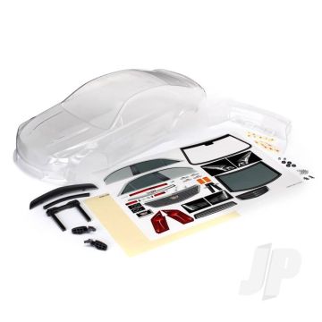 Traxxas Body, Cadillac Cts-V (Clear, Requires Painting) / Decal Sheet (Includes Side Mirrors, Spoiler, & Mounting Hardware) (TRX8391)
