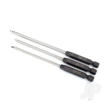 Traxxas Speed Bit Set, Hex Driver, 3-Piece Ball-End (2.0Mm, 2.5Mm, 3.0Mm), 1 / 4In Drive (TRX8716X)