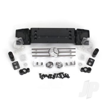 Traxxas Grille, Mercedes-Benz G 500 4X4 / Grille Mount / Grille Insert / Headlight Lens (2 Pcs) / Headlight Reflector (2 Pcs) / Reflector Lens (2 Pcs) / Bumperette Front (2 Pcs) / Bumperette Mount (2 Pcs) / Turn Signal Housing (2 Pcs) / Turn Signal Housin