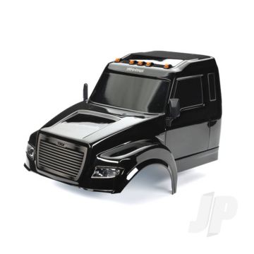 Traxxas Body, Trx-6 Ultimate Rc Hauler, Black (Painted, Decals Applied) (Includes Headlights, Roof Lights, & Side Mirrors) (TRX8823X)