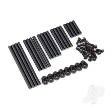 Traxxas Suspension Pin Set, Complete (Hardened Steel), 4X64Mm (4 Pcs), 4X22Mm (4 Pcs), 4X38Mm (4 Pcs), 4X33Mm (4 Pcs), 4X47Mm (4 Pcs) / 3X8Mm Bcs (14 Pcs) / 3X6Mm Bcs (4 Pcs) / Retainers (8 Pcs) (TRX8940X)
