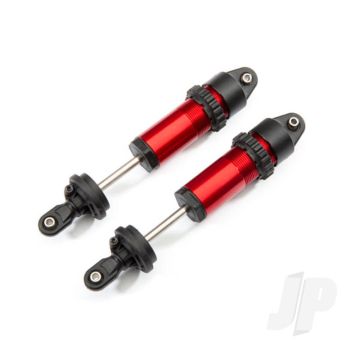 Traxxas Shocks, Gt-Maxx, Aluminium (Red-Anodised) (Fully Assembled With Out Springs) (2 Pcs) (TRX8961R)