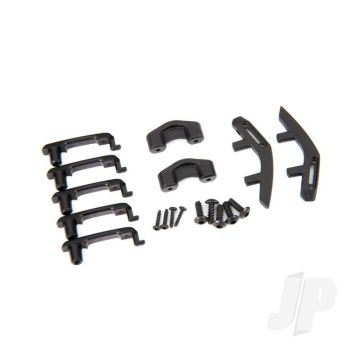 Traxxas Door Handles, Left & Right/ Trail Sights, Left & Right/ Trail Sight Retainers (2)/ 2.6X8 Bcs (4)/ 1.6X7 Bcs (Self-Tapping) (4) (Fits #9211 Body) (TRX9218)