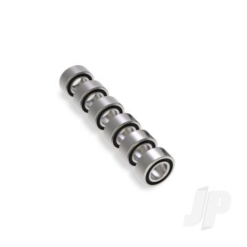 Traxxas Ball Bearing Set, Transmission, Black Rubber Sealed (Contains 3X6X2.5Mm Bearings (6)) (TRX9745R)