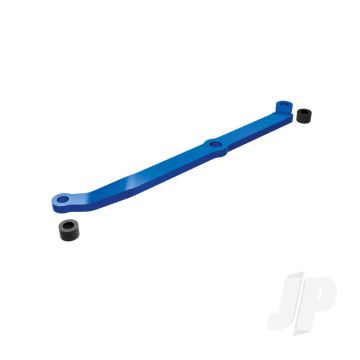 Traxxas Steering Link, 6061-T6 Aluminium (Blue-Anodised)/ Servo Horn, Metal/ Spacers (2)/ 3X6Mm Ccs (With Threadlock) (1)/ 2.5X7Mm Ss (With Threadlock) (1) (TRX9748-BLUE)