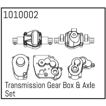 Absima Transmission Gear Box & Axle Set