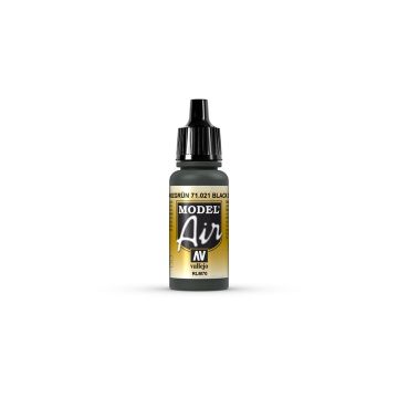 AV Vallejo Model Air 17ml - Black Green (RLM70) (VAL021)