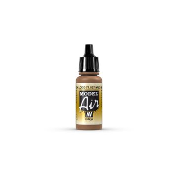 AV Vallejo Model Air 17ml - Mud Brown (VAL037)