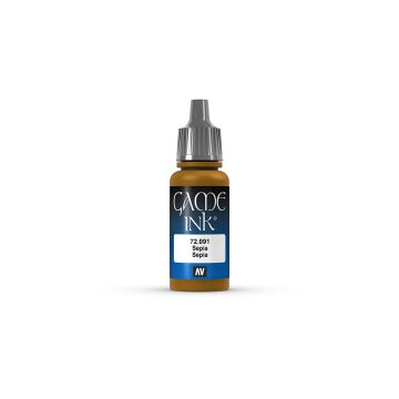 AV Vallejo Game Color Game Ink17ml - Inky Sepia (VAL72091)
