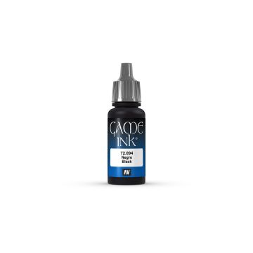 AV Vallejo Game Color Game Ink 17ml - Inky Black (VAL72094)