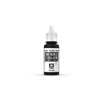 AV Vallejo Model Color 17ml - Gloss Black (VAL861)