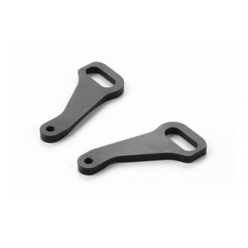 Xray X4 Alu Rear Ars Plate - Inner Shock Position - Swiss 7075 T6 (L+R) (XR302387)