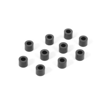 Xray Alu Shim 3X6X5.0mm - Black (10) (XR303126-K)