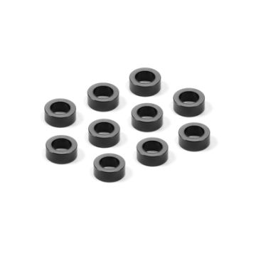 Xray Alu Shim 3X5X2.0mm - Black (10) (XR303140-K)