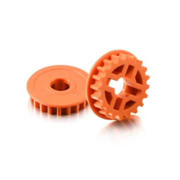 Xray Fixed Pulley 20T - Low Friction - Graphite (2) (XR305577-O)