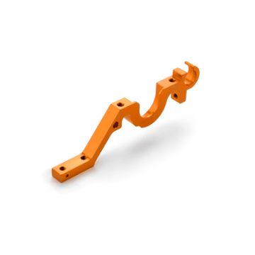 Xray Alu Lower Bulkhead Rear - Swiss 7075 T6 - Left (XR333027)