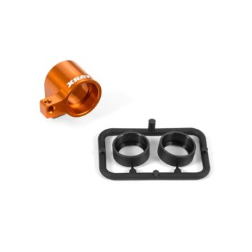 Xray Alu Front Middle Shaft Holder - Orange - Set (XR335723-O)