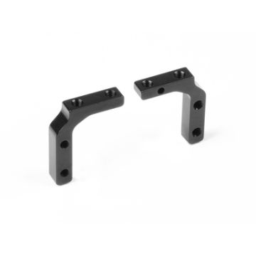 Xray Alu Steering Servo Mount - Black - Swiss 7075 T6 (2) (XR336131)