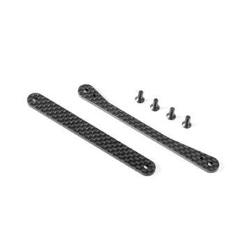 Xray XB8 Graphite Braces For Chassis Side Guards - Set (XR353250)