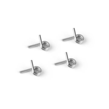 Xray 4-Shoe Clutch Springs - Silver - Hard (4) (XR358482)