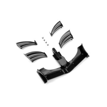 Xray X1 Composite Adjustable Front Wing - Black - Ets Approved (XR371203-K)