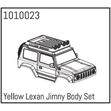 Absima Yellow Lexan Jimny Body Set