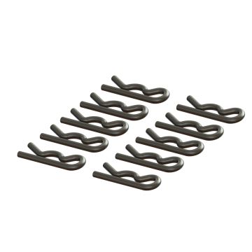 Arrma Body Clip Black Small (10) (Z-AR320209)