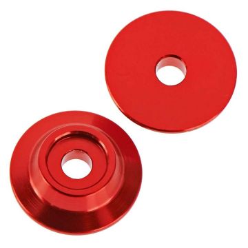Arrma Wing Button Aluminum Red (2) (Z-AR320215)
