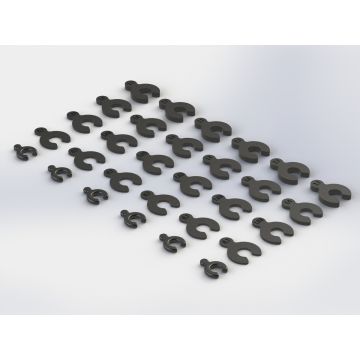 Arrma Composite Spacer Set Nero (Z-AR330366)