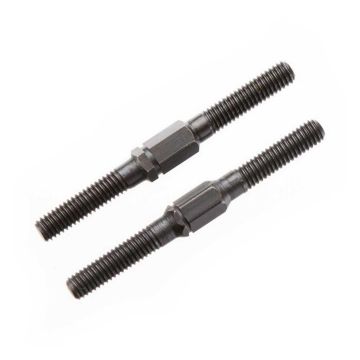 Arrma Turnbuckle 4x45mm Steel Black Typhon (2) (Z-AR340070)